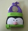 Wholesale decorative christmas door penguin, door hanging christmas snowman, Promotional Xmas snowman toys