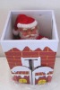 christmas santa in the chimney
