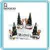 polyresin christmas tree with Led
