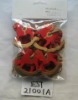Arts craft decorative wood christmas tree ornament