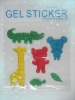 animal shape gel sticker