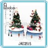 Wholesale polyresin christmas tree with music box