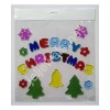Wholesale Christmas decoration self-adhesive sticker home decoration TPR Window gel sticker