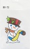 Wholesale PVC Sticker for Christmas Decoration, size 15*25*0.2cm, conform to EN71