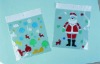 Wholesale Christmas window gel art sticker