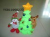 Wholesale EVA Snowing christmas tree with flash light& sonwman