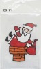 Wholesale PVC Sticker for Christmas Decoration, size 15*25*0.2cm, conform to EN71