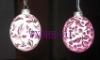 Wholesale Christmas tree ornament decaled hanging ball with golden lifting rope