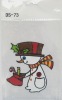 Wholesale PVC Sticker for Christmas Decoration, size 15*25*0.2cm, conform to EN71