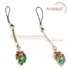 Wholesale Christmas shape cell phone charms- promotion christmas gift/christmas present gift/gift mini christmas tree