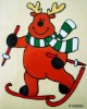 Wholesale christmas jel window sticker