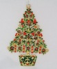 Wholesale pewter Christmas tree ornament