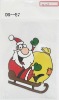 Wholesale PVC Sticker for Christmas, size 15*25*0.2cm, conform to EN71