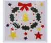 Wholesale garland fro Christmas deocation TPR gel window home sticker