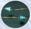 Wholesale led copper string light with Christmas tree, mini string light