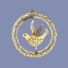 Wholesale 1C golden bird of christmas decoration