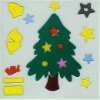 Wholesale christmas tree window gel stickers(LD-B2363)