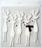 Wholesale reindeer for Christmas deocation TPR gel window home sticker