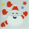 Wholesale window gel stickers with Christmas gloves,(LD-B2000)