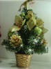 Wholesale 30cm Artificial fruit decorations Mini Christmas Tree