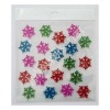 Wholesale snowflake for Christmas deocation TPR gel window home sticker