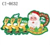 Wholesale santa christmas window sticker