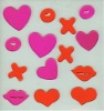 Wholesale valentine decoration window stickers (LD-B233)