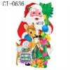 Wholesale santa christmas window sticker