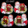 Wholesale santa christmas window sticker
