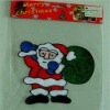 Wholesale santa clause PVC window stickers(LD-M006)