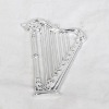 Wholesale delicate christmas decorative miniature hanging musical instrument ornament
