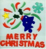 Wholesale fuuny window gel stickers for christmas adornament (LD-B2191)