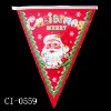Wholesale christmas banner window sticker