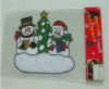 Wholesale pvc gel stickers with christmas men and tree (LD-M072)