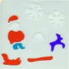 Wholesale magic window gel stickers for X'mas series(LD-B2429)