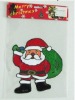 Wholesale santa claus with green bag PVC fridge stickers (LD-M032)