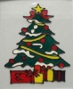 Wholesale christmas tree shape window sticker ornament