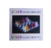 New Chess-Colorful Draughtsman-Glass