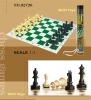 Wholesale Chess - PVC Tube Packing & Leather Chessboard No.92726