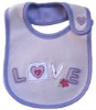 EN 71 CPSIA STANDARD 100% COTTON BABY BIB WITH WATERPROOF