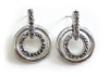 Wholesale PE140314 Round Cloth Earring