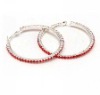 Wholesale 2011 hoop earring with rhinestone (hot)