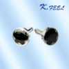 Wholesale Fashion-forward novel black cufflink
