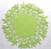 Wholesale meal pad,round felt table pads, felt placemat
