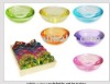 colorful glass candle holder