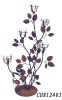 Metal Candle Holder With Glass