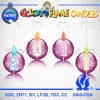Wholesale color flame chrismas candle