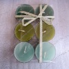 Wholesale Green tealight candle