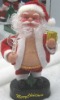 Wholesale 8" Belly dancing Santa claus with LED light shining