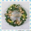 Wholesale 70cm artificial decorative pvc Christmas wreath garland
